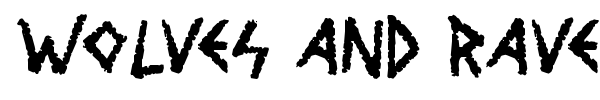 Wolves and Ravens font preview